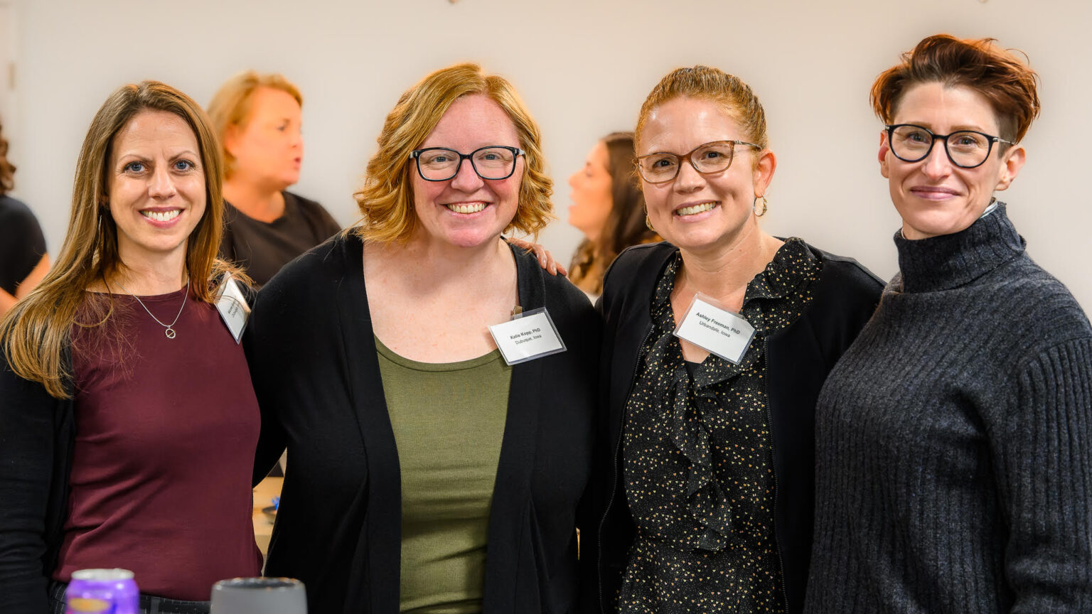 Smiling members during the Iowa Psychological Association conference